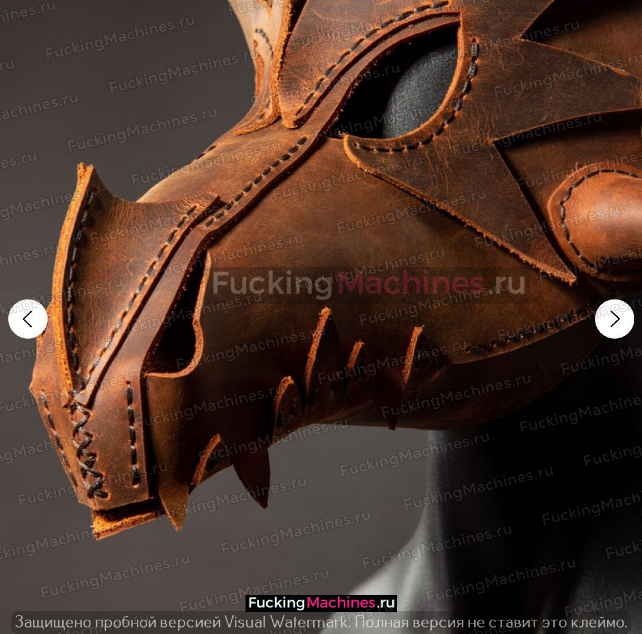 Тематическая стимпанк маска "Brave Dragon"