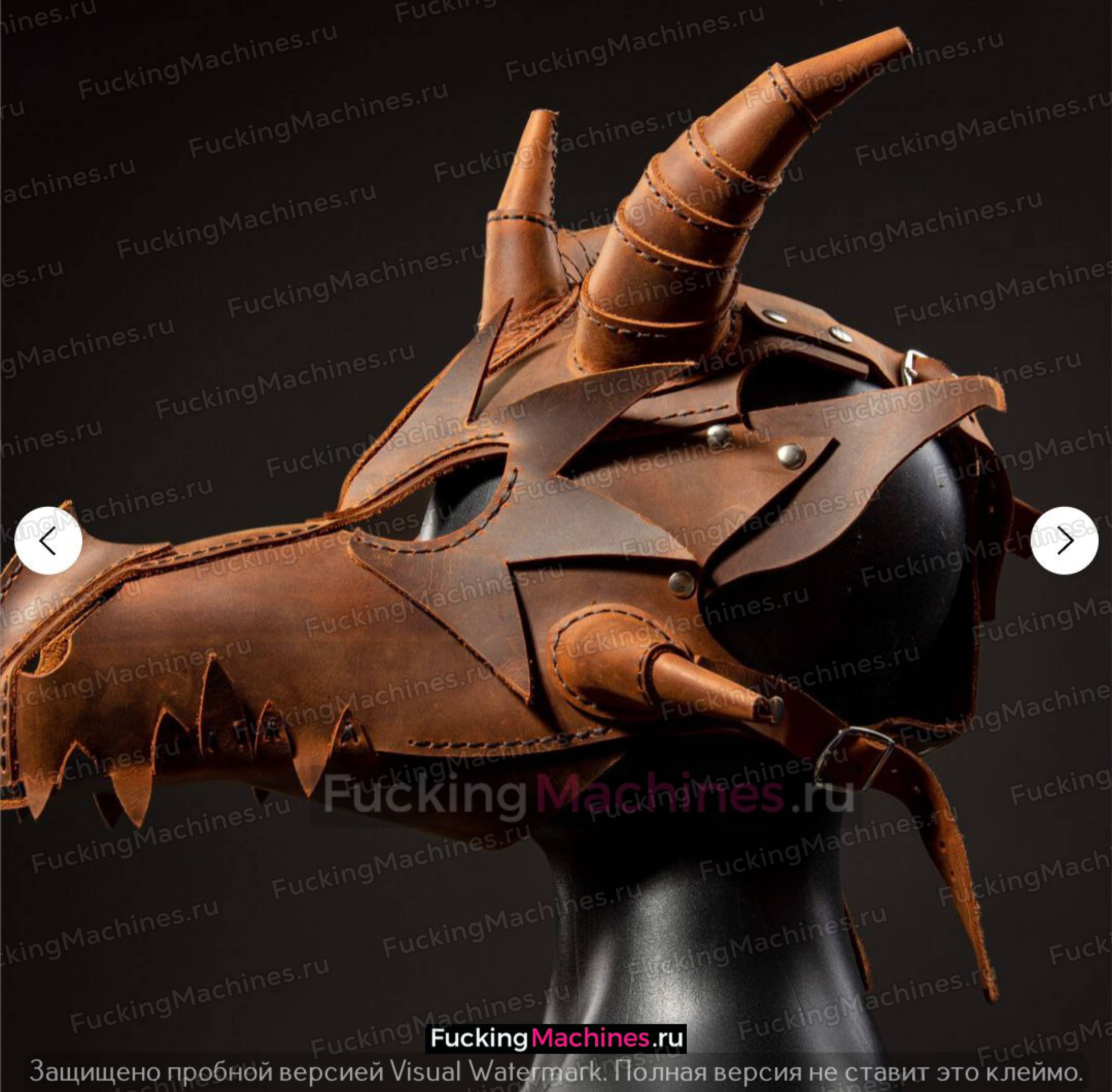 Тематическая стимпанк маска "Brave Dragon"